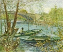 Pescadores e Barcos do Pont de Clichy