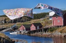 Lençóis nas Ilhas Change, Newfoundland, Canadá