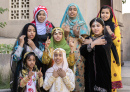 Garotas de Omani em Roupas Tradicionais