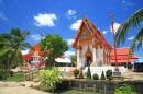 Templo Wat Palelai em Nonthaburi, Tailândia
