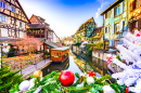 Decorações de Natal em Colmar, França