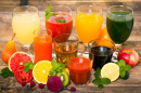 Sucos de Frutas e Legumes