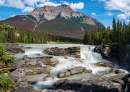 Cachoeira de Athabasca, Parque Nacional Jasper, Canadá