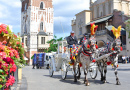Carruagem de Cavalos em Cracóvia, Polônia