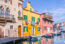 Ilha Burano em Veneza, Itália