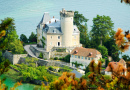 Castelo de Duingt, Lago de Annecy, França