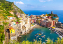Vila Costeira de Vernazza, Cinque Terre, Itália