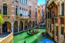Paisagem urbana aconchegante de Veneza