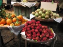 Rambutan e Fruta no Mercado